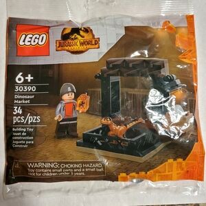 New Sealed Lego Dinosaur Market Polybag 30390 Jurassic World Dominion Baby Dino